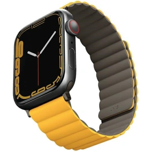 Hurtownia GSM - UNIQ Revix Apple Watch 4/5/6/7/SE/8/9/Ultra 44/45/49mm Fordítható Magnetic mustár-khaki/mustár-khaki - UNIQ740 - {ean13} - Hurt