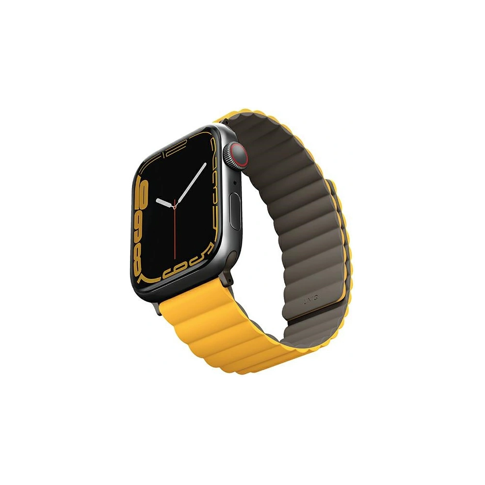 Hurtownia GSM - UNIQ Revix Apple Watch 4/5/6/7/SE/8/9/Ultra 44/45/49mm Fordítható Magnetic mustár-khaki/mustár-khaki - UNIQ740 - {ean13} - Hurt