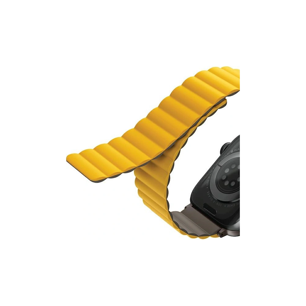 Wholesale UNIQ Revix strap Apple Watch 4/5/6/7/SE/8/9/Ultra 44/45/49mm Reversible Magnetic mustard-khaki/mustard-khaki - UNIQ740 - {ean13} - Hurt