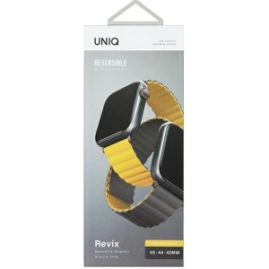 Hurtownia GSM - UNIQ Revix Apple Watch 4/5/6/7/SE/8/9/Ultra 44/45/49mm Fordítható Magnetic mustár-khaki/mustár-khaki - UNIQ740 - {ean13} - Hurt
