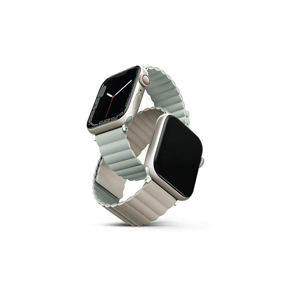 Wholesale UNIQ Revix strap for Apple Watch 4/5/6/7/SE/8/9/Ultra 44/45/49mm Reversible Magnetic sage-beige/sage-beige - UNIQ741 - {ean13} - Hurt