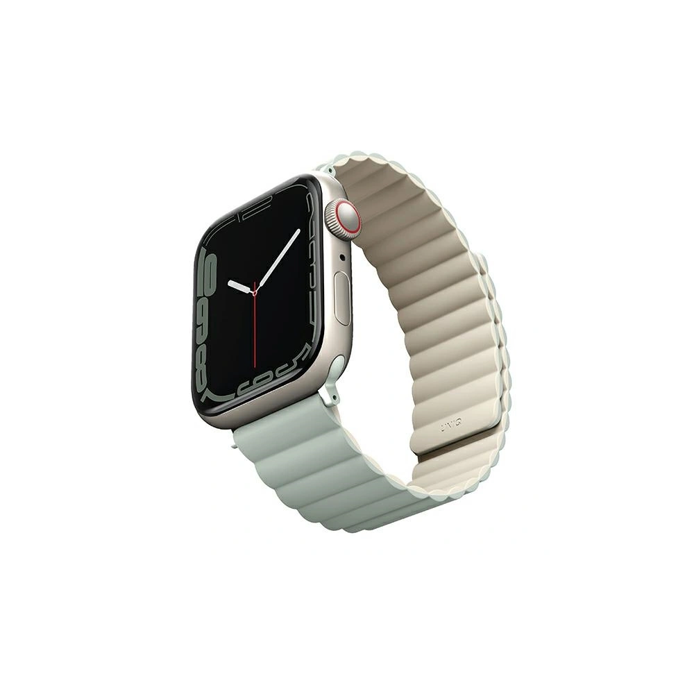 Hurtownia GSM - UNIQ Revix Apple Watch 4/5/6/7/SE/8/9/Ultra 44/45/49mm Reversible Magnetic zsálya-beige/sage-beige - UNIQ741 - {ean13} - Hurt