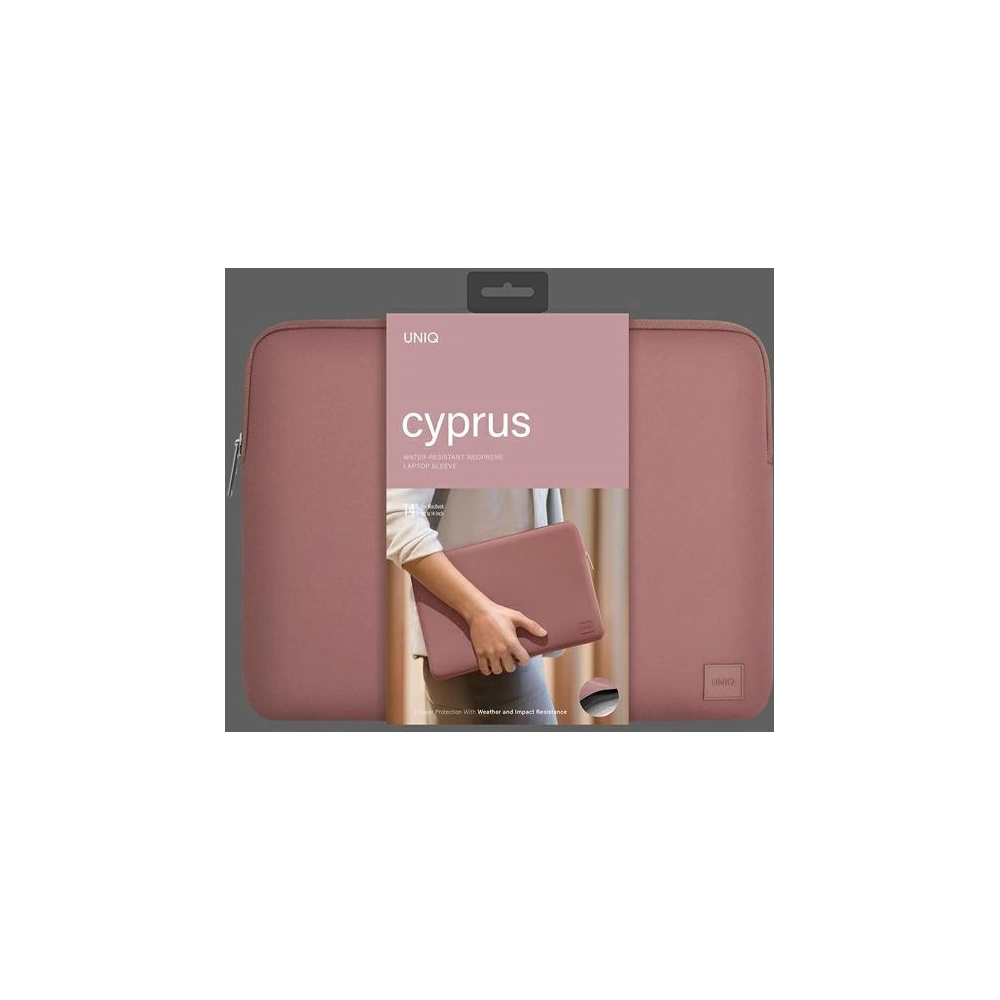 Hurtownia GSM - UNIQ Cyprus Laptop Sleeve 14 Zoll rosa/mauve pink Wasserabweisendes Neopren - UNIQ751 - {ean13} - Hurt