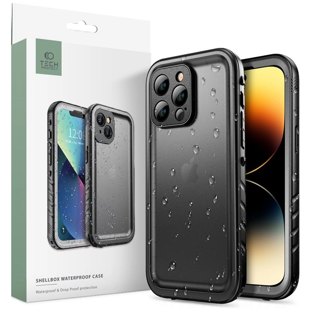Wholesale Tech-Protect Shellbox IP68 Apple iPhone 14 Pro Max Black - THP1435 - {ean13} - Hurt
