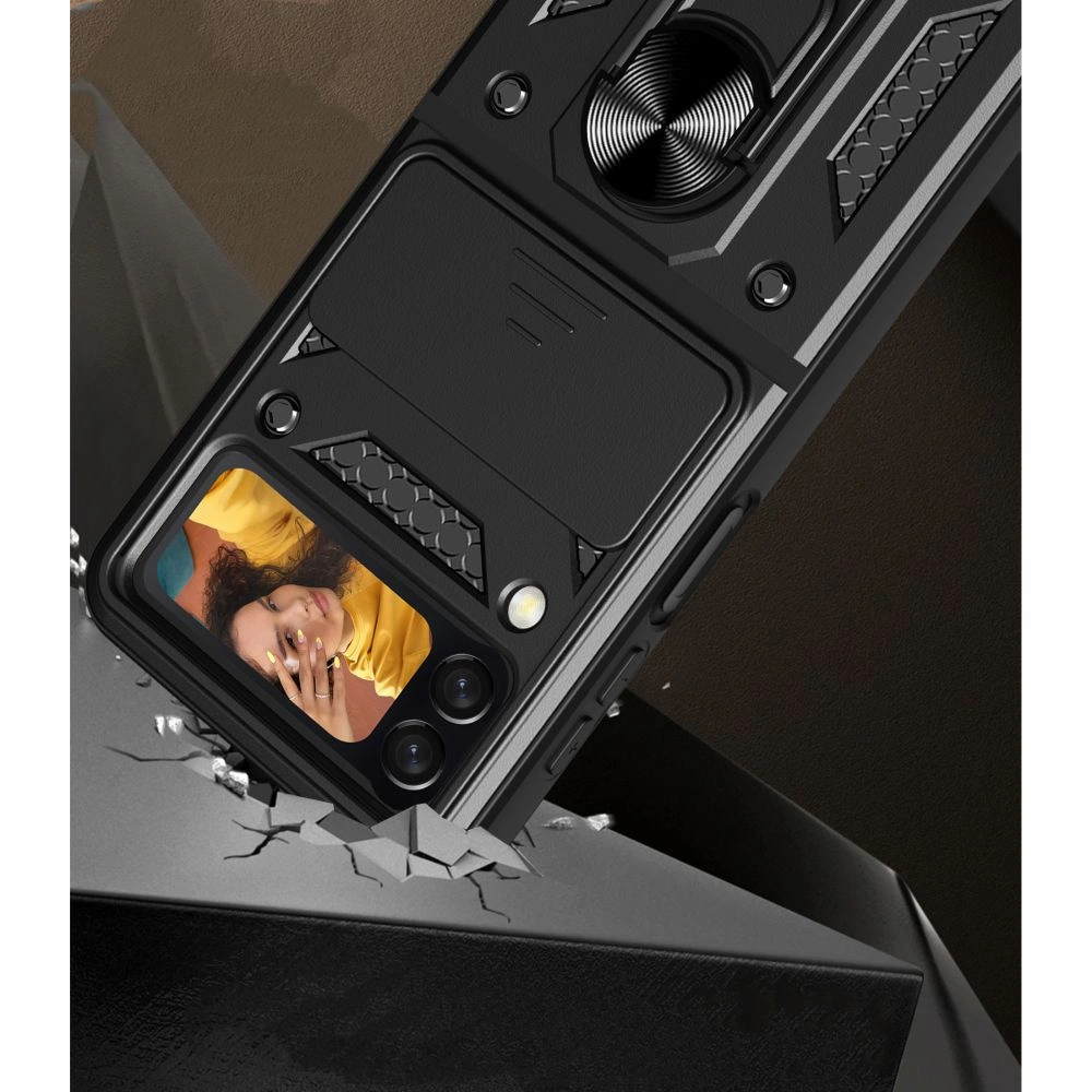 Hurtownia GSM - Case Tech-Protect CamShield Pro Samsung Galaxy Z Flip 4 Schwarz - THP1438 - {ean13} - Hurt