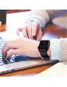 Hurtownia GSM - Pásek Tech-Protect Leatherfit Apple Watch 4/5/6/7/8/9/SE/10 40/41/42mm Černý - THP1439 - {ean13} - Hurt