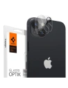 Edzett üveg Spigen Optik.tr Kamera Védő Apple iPhone 14/14 Plus Crystal Clear [2 PACK]