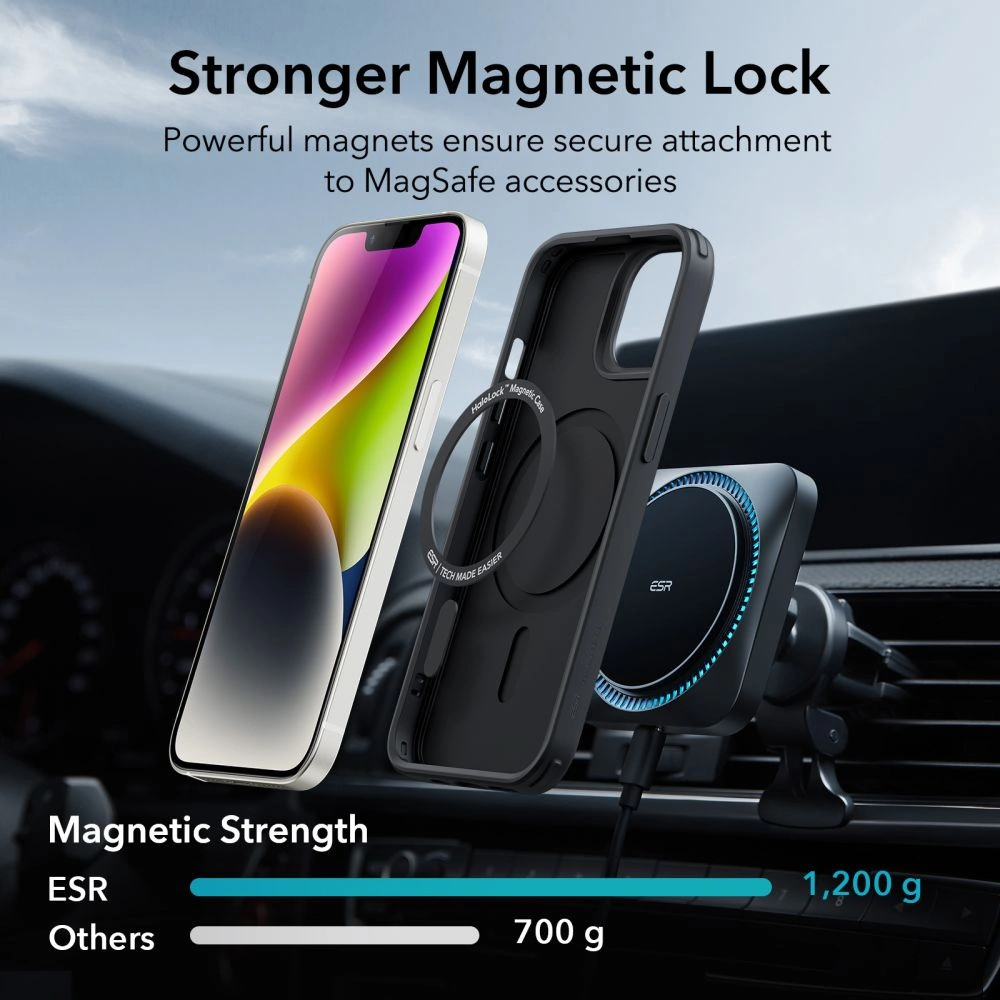 Etui ESR Ch Halolock MagSafe Apple iPhone 13/14 Fekete