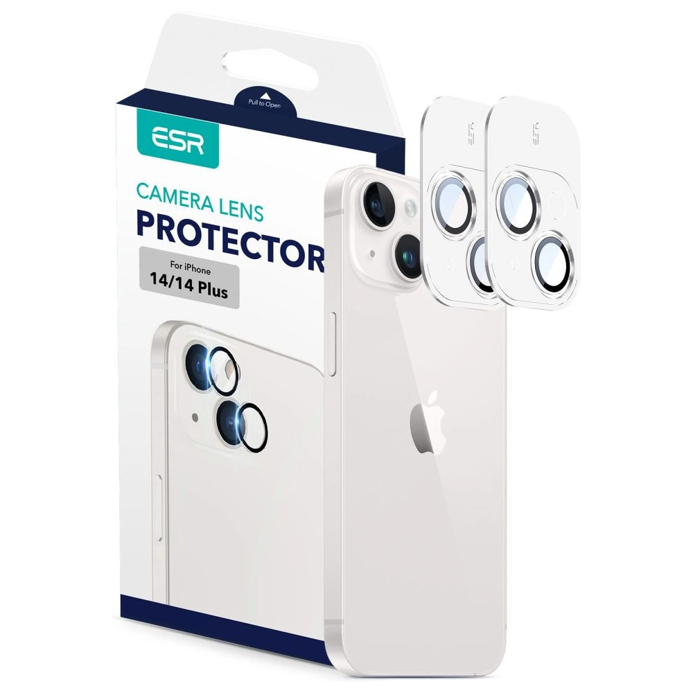 Hurtownia GSM - Sticlă securizată pentru aparat ESR Camera Lens Apple iPhone 14/14 Plus Negru - ESR573 - {ean13} - Hurt