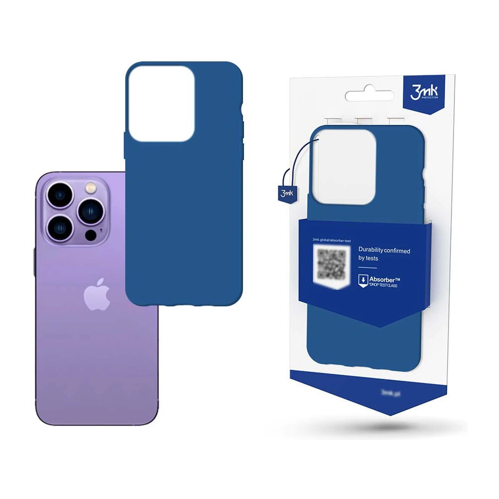 Hurtownia GSM - Etui 3MK Matt Case Apple iPhone 14 Pro jagoda/blueberry - 3MK4040 - {ean13} - Hurt