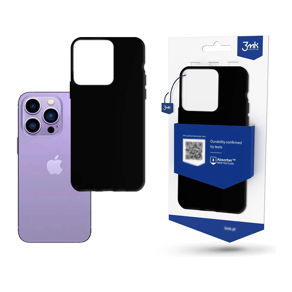 Hurtownia GSM - Etui 3MK Matt Case Apple iPhone 14 Pro černý/black - 3MK4039 - {ean13} - Hurt