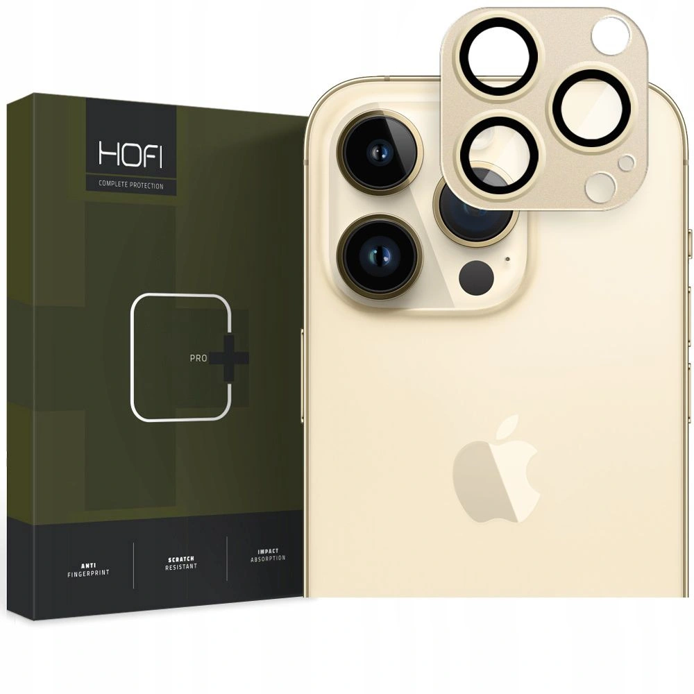 Sklo na objektiv fotoaparátu Hofi Fullcam Pro+ Apple iPhone 14 Pro/14 Pro Max Gold
