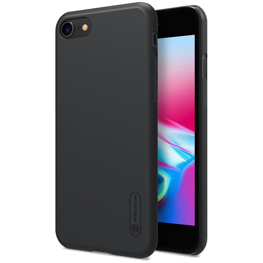 Hurtownia GSM - Case Nillkin Super Frosted Shield Apple iPhone SE 2022/SE 2020/8/7 schwarz - NLK438 - {ean13} - Hurt
