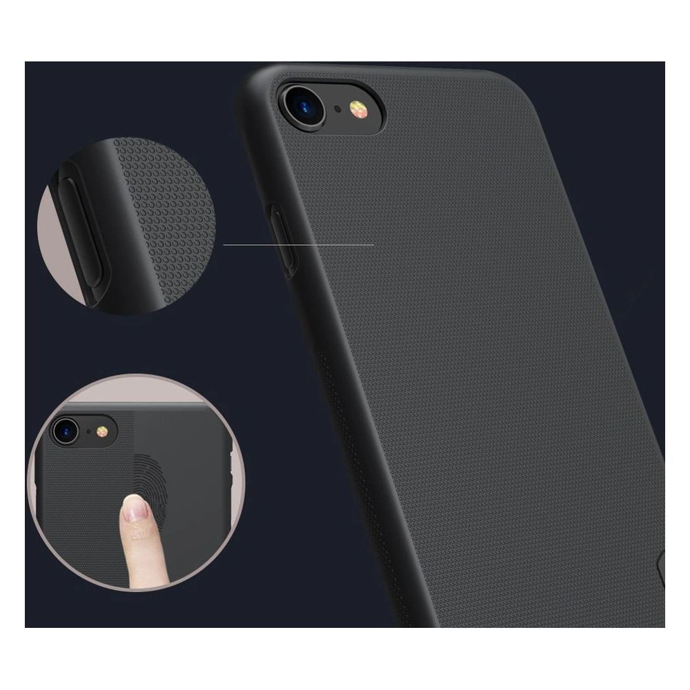 Hurtownia GSM - Case Nillkin Super Frosted Shield Apple iPhone SE 2022/SE 2020/8/7 schwarz - NLK438 - {ean13} - Hurt