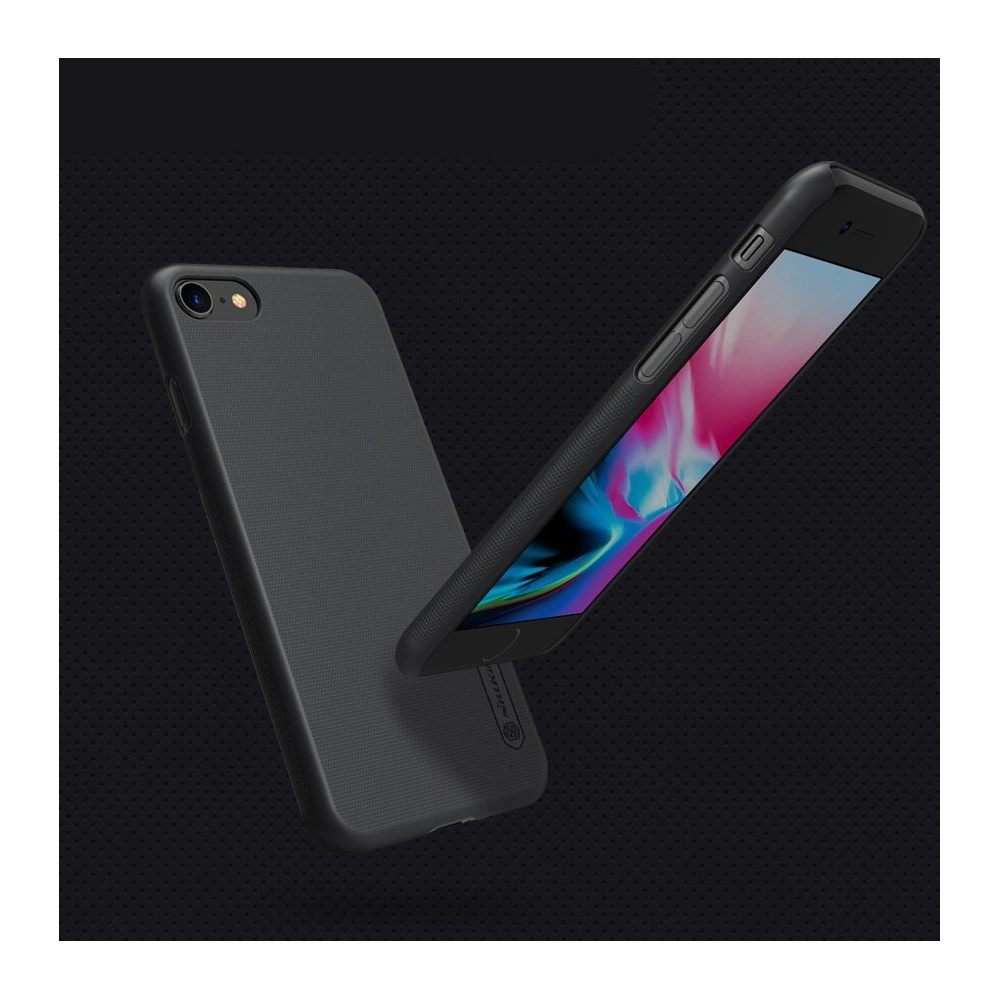 Hurtownia GSM - Case Nillkin Super Frosted Shield Apple iPhone SE 2022/SE 2020/8/7 schwarz - NLK438 - {ean13} - Hurt