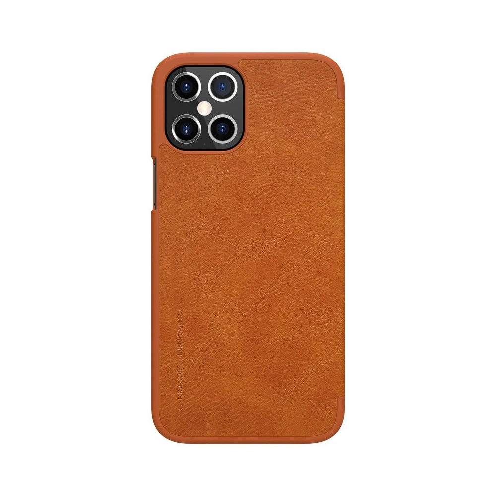 Hurtownia GSM - Etui Nillkin Qin Apple iPhone 12 Pro Max hnědé - NLK439 - {ean13} - Hurt