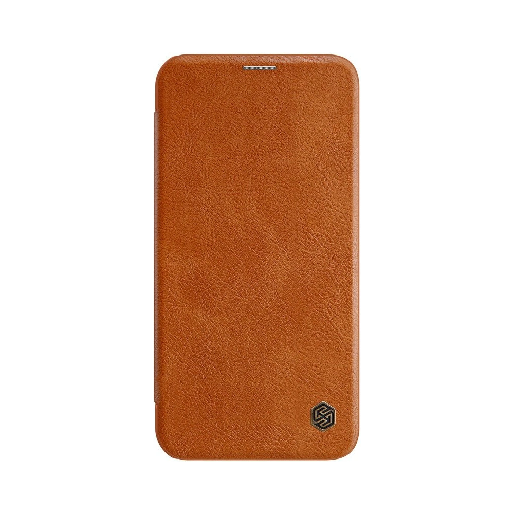 Hurtownia GSM - Etui Nillkin Qin Apple iPhone 12 Pro Max brązowy - NLK439 - {ean13} - Hurt