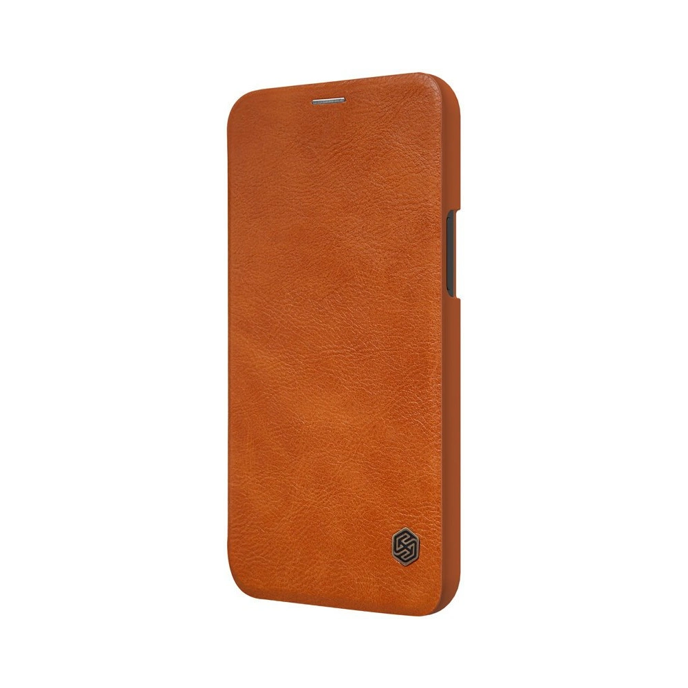 Hurtownia GSM - Etui Nillkin Qin Apple iPhone 12 Pro Max brązowy - NLK439 - {ean13} - Hurt