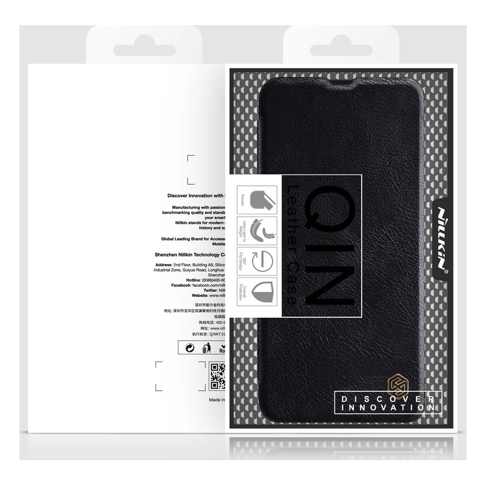 Hurtownia GSM - Etui Nillkin Qin Apple iPhone 12 Pro Max brązowy - NLK439 - {ean13} - Hurt