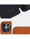 Hurtownia GSM - Etui Nillkin Qin Apple iPhone 12 Pro Max brązowy - NLK439 - {ean13} - Hurt