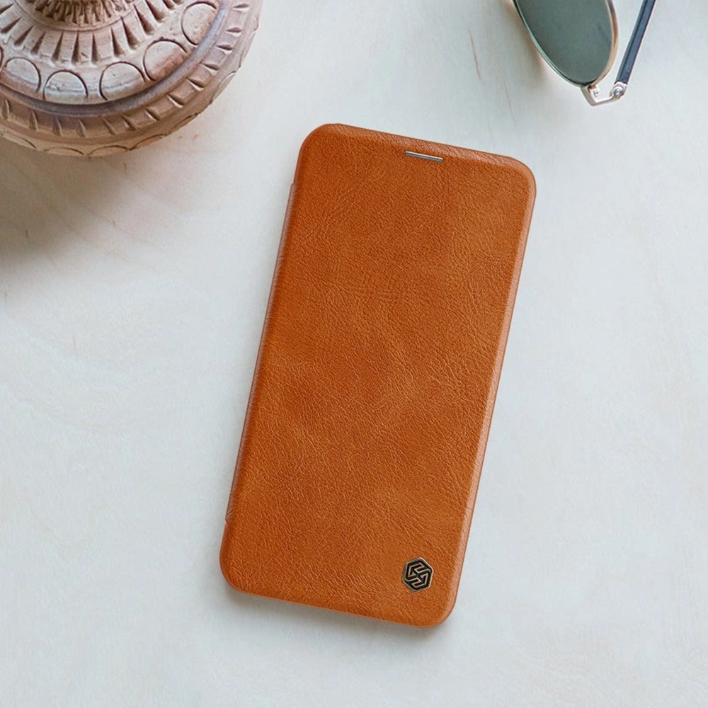 Hurtownia GSM - Etui Nillkin Qin Apple iPhone 12 Pro Max hnědé - NLK439 - {ean13} - Hurt