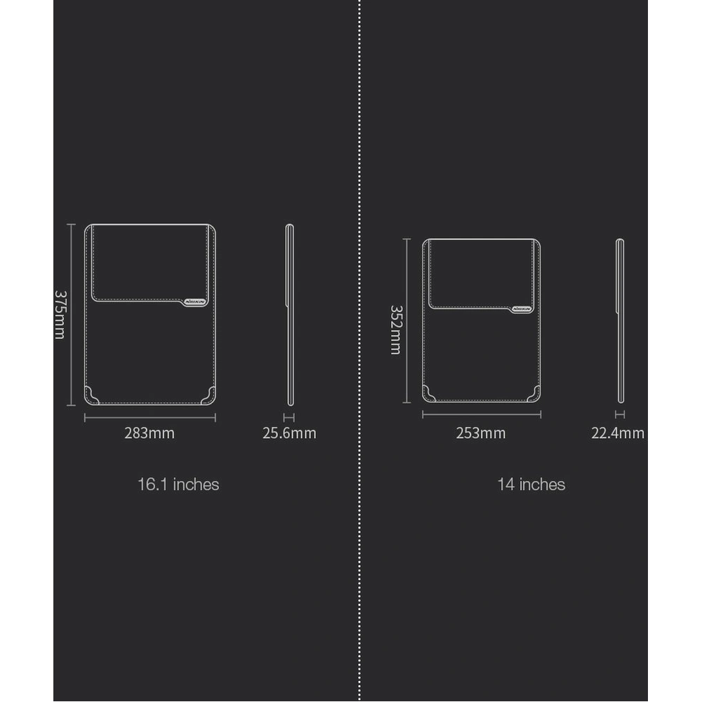 Hurtownia GSM - Etui Nillkin Versatile laptophoz 14 colig szürke - NLK441 - {ean13} - Hurt
