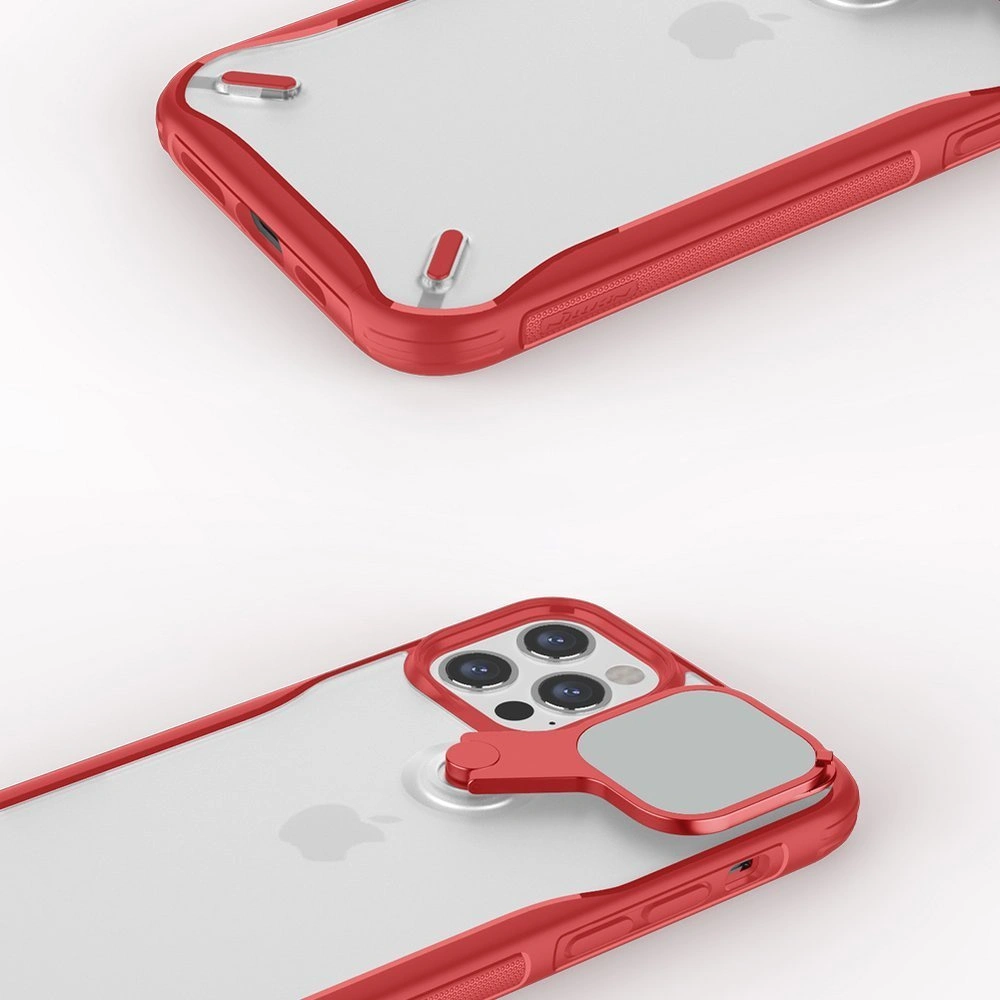 Hurtownia GSM - Etui Nillkin Cyclops Apple iPhone 12/12 Pro czerwony - NLK444 - {ean13} - Hurt
