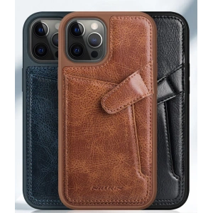 Hurtownia GSM - Etui Nillkin Aoge Leather Apple iPhone 12 mini czarny - NLK445 - {ean13} - Hurt