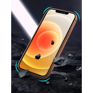 Etui Nillkin Aoge Leather Apple iPhone 12 mini brązowy