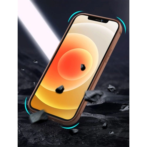 Etui Nillkin Aoge Leather Apple iPhone 12 mini brązowy