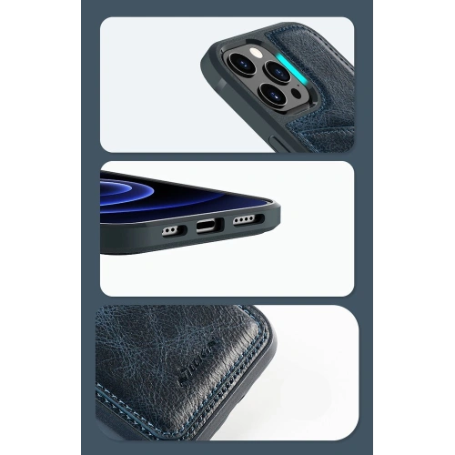 Etui Nillkin Aoge Leather Apple iPhone 12 mini brązowy