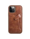 Etui Nillkin Aoge Leather Apple iPhone 12/12 Pro brązowy