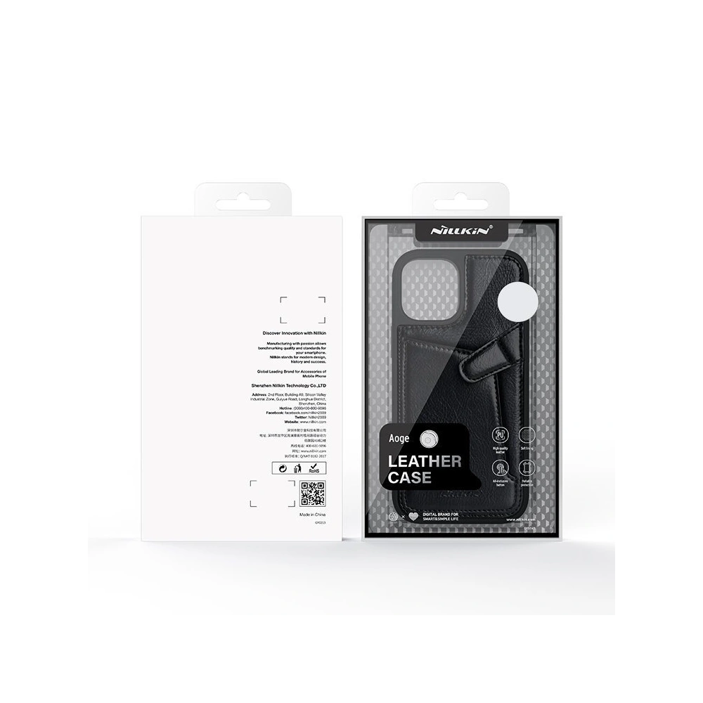 Hurtownia GSM - Etui Nillkin Aoge Leather Apple iPhone 12/12 Pro hnědý - NLK447 - {ean13} - Hurt