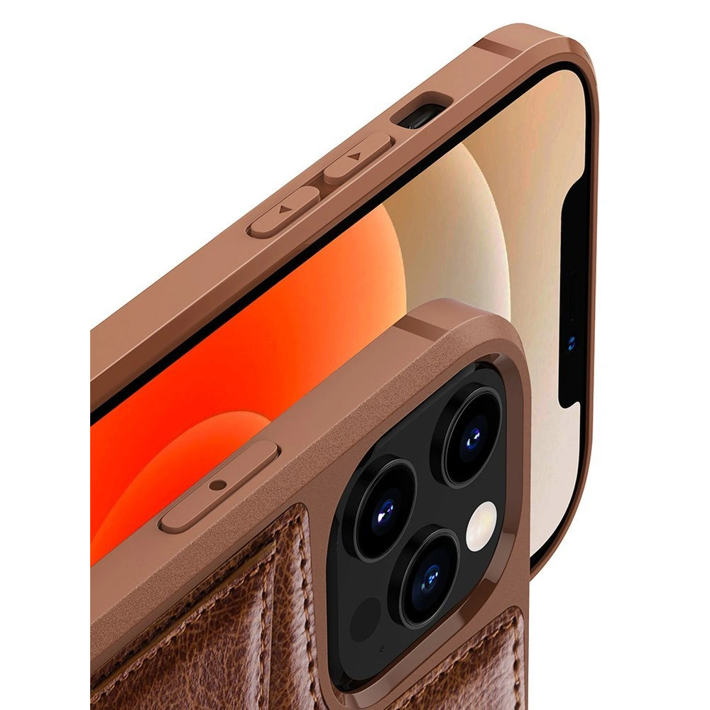 Hurtownia GSM - Etui Nillkin Aoge Leather Apple iPhone 12/12 Pro hnědý - NLK447 - {ean13} - Hurt