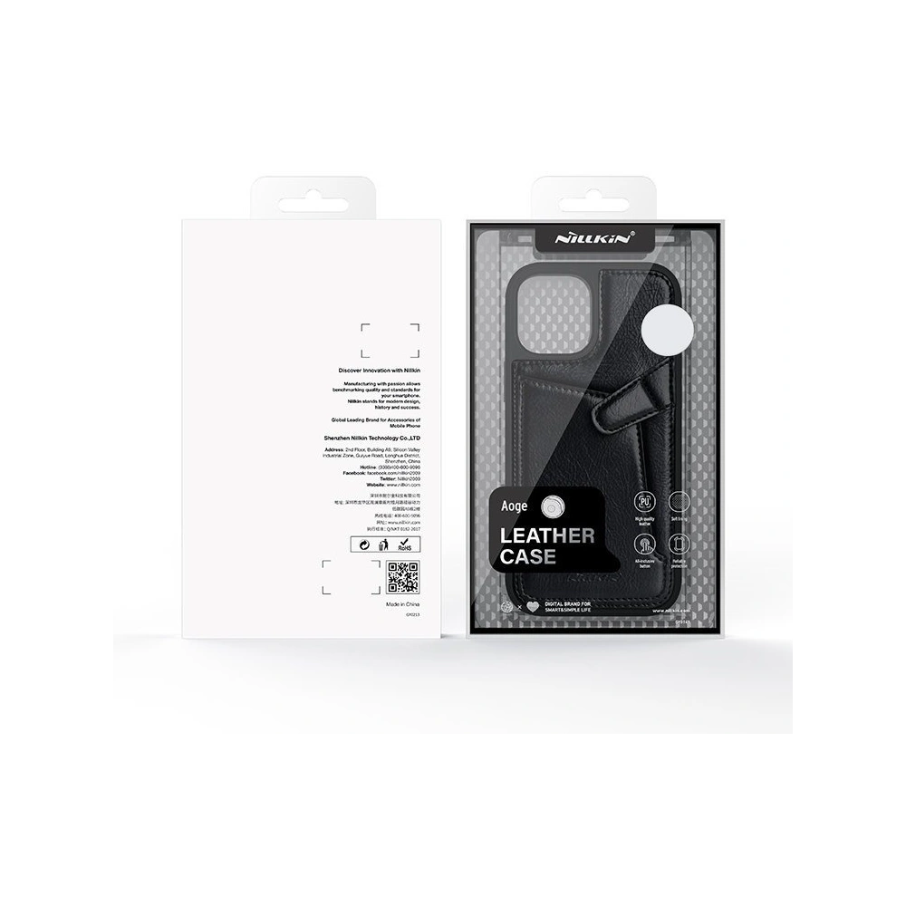 Hurtownia GSM - Etui Nillkin Aoge Leather Apple iPhone 12 Pro Max fekete - NLK448 - {ean13} - Hurt