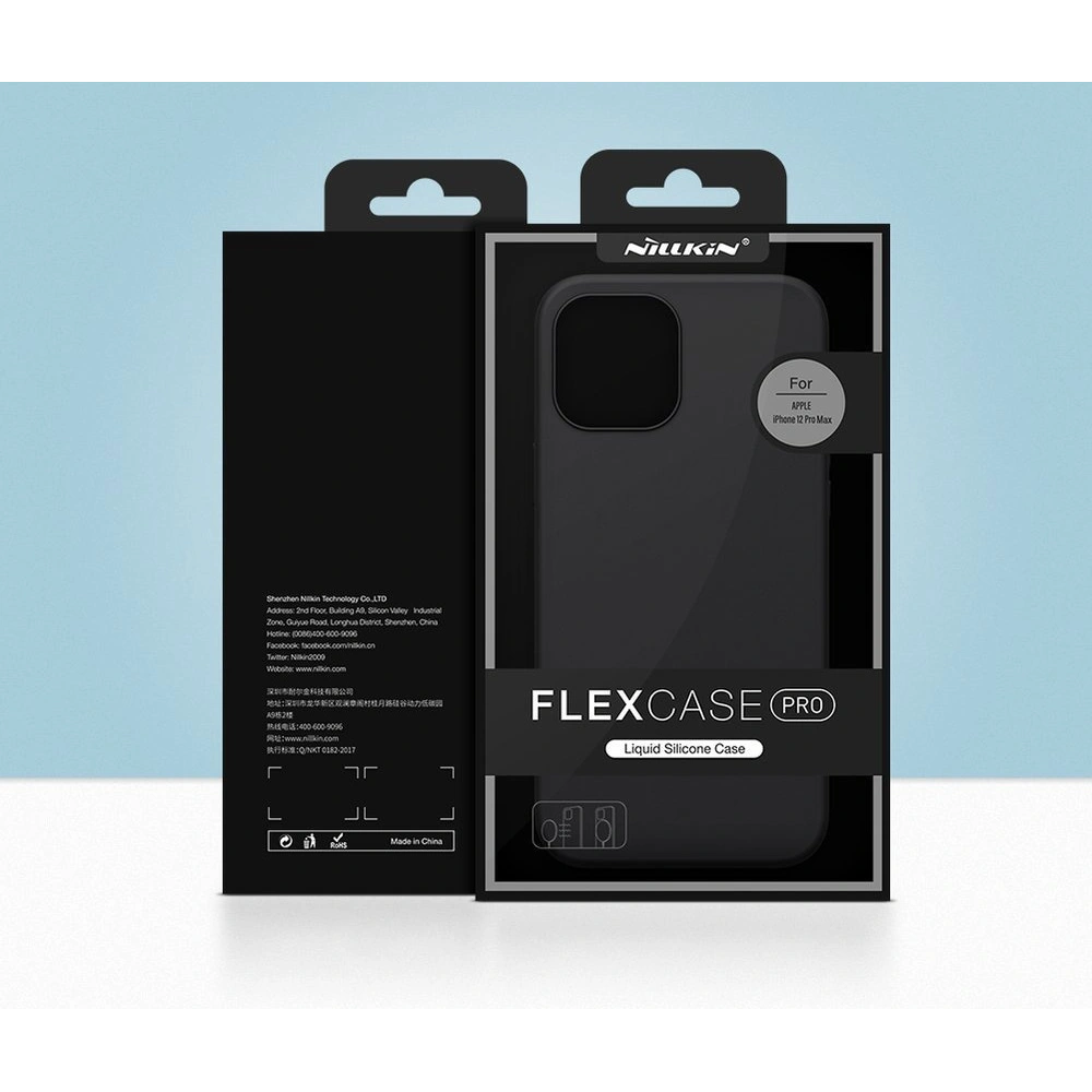 Hurtownia GSM - Etui Nillkin Flex Pure Pro MagSafe Apple iPhone 12 Pro Max fekete - NLK449 - {ean13} - Hurt