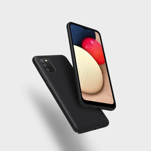 Etui Nillkin Super Frosted Shield Samsung Galaxy A02s EU czarny