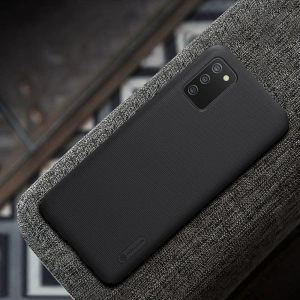 Hurtownia GSM - Etui Nillkin Super Frosted Shield Samsung Galaxy A02s EU černé - NLK450 - {ean13} - Hurt