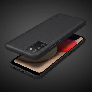 Hurtownia GSM - Etui Nillkin Super Frosted Shield Samsung Galaxy A02s EU černé - NLK450 - {ean13} - Hurt