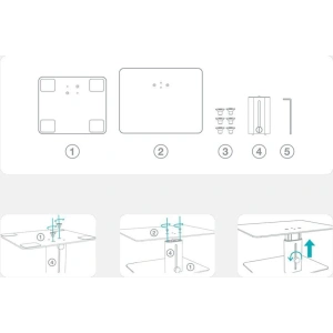 Hurtownia GSM - Monitorständer Nillkin HighDesk schwarz - NLK452 - {ean13} - Hurt