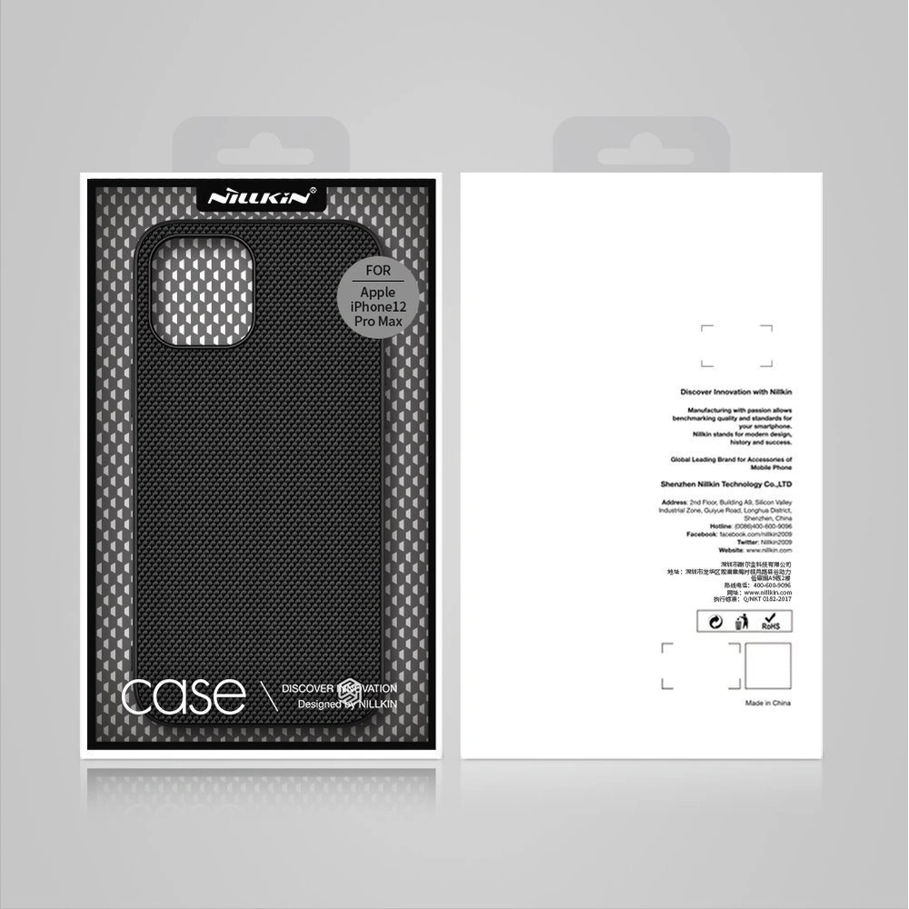 Hurtownia GSM - Etui Nillkin Textured Apple iPhone 12 Pro Max czarny - NLK454 - {ean13} - Hurt