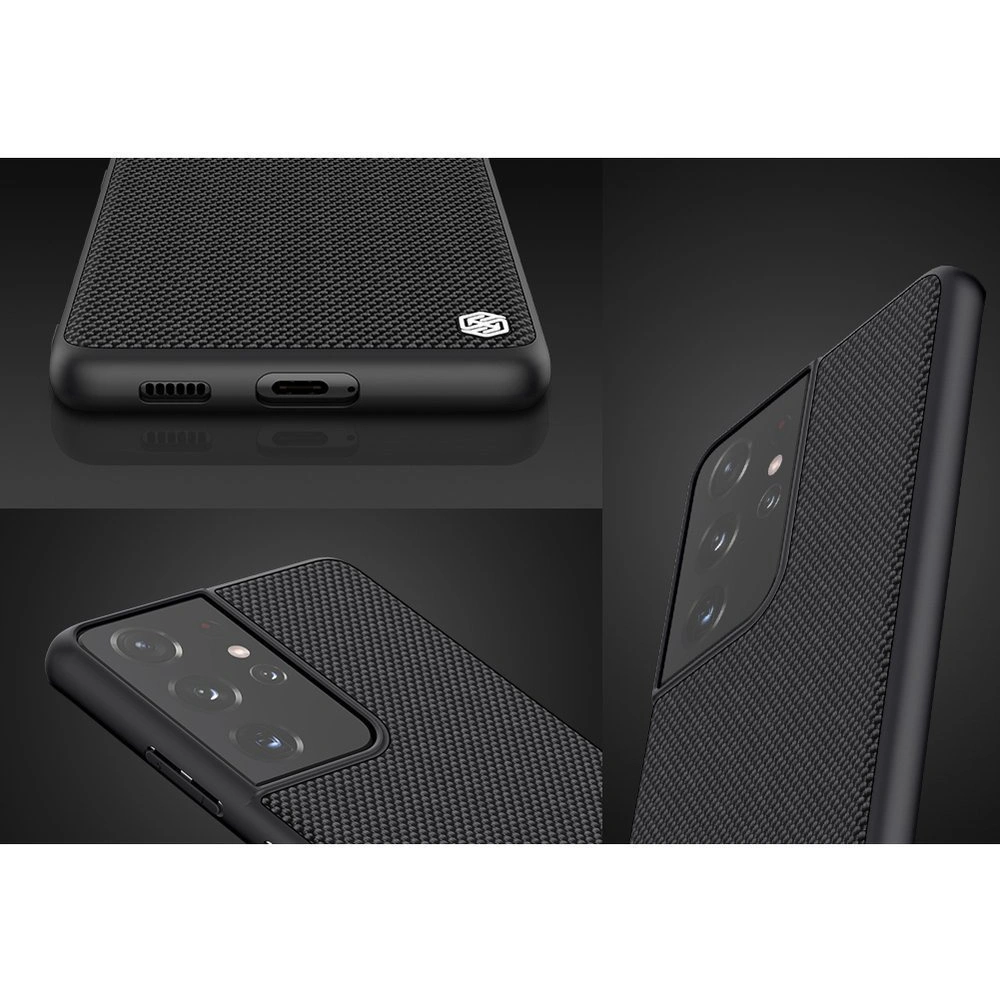 Hurtownia GSM - Etui Nillkin Textured Samsung Galaxy S21 Ultra negru - NLK456 - {ean13} - Hurt