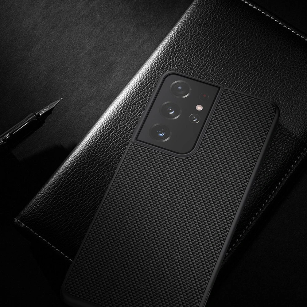 Hurtownia GSM - Etui Nillkin Textured Samsung Galaxy S21 Ultra černý - NLK456 - {ean13} - Hurt