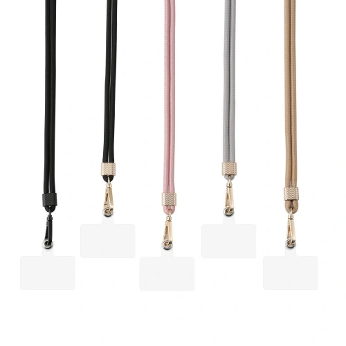 Smycz do telefonu Tech-Protect Chain 2 Universal Strap Beige/gold