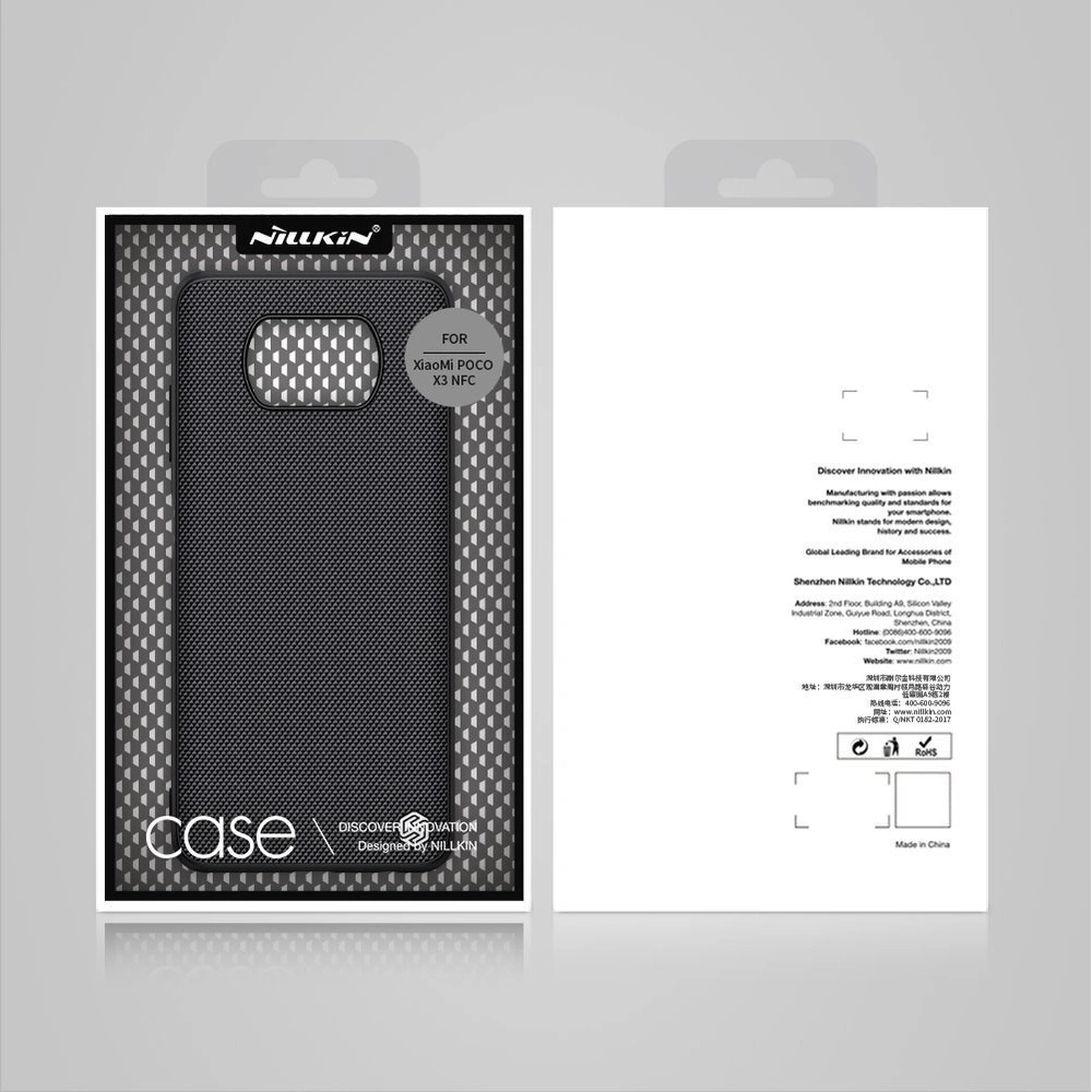 Hurtownia GSM - Etui Nillkin Textured Xiaomi Poco X3 NFC/X3 Pro negru - NLK458 - {ean13} - Hurt