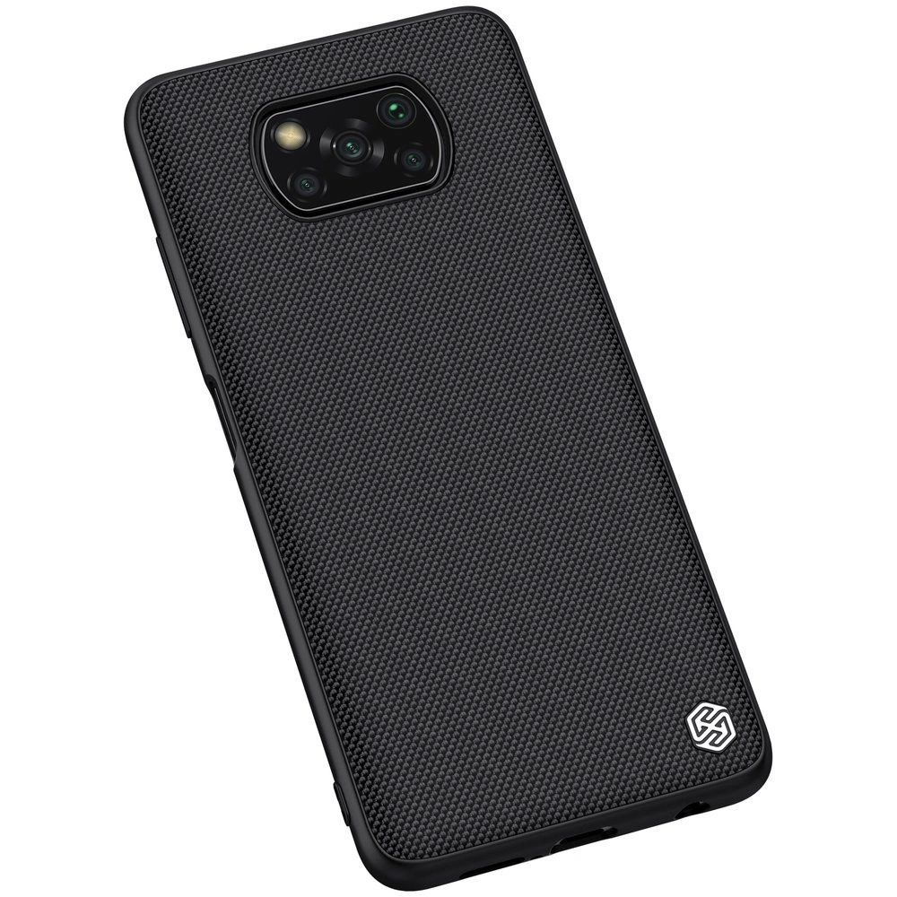 Hurtownia GSM - Etui Nillkin Textured Xiaomi Poco X3 NFC/X3 Pro negru - NLK458 - {ean13} - Hurt