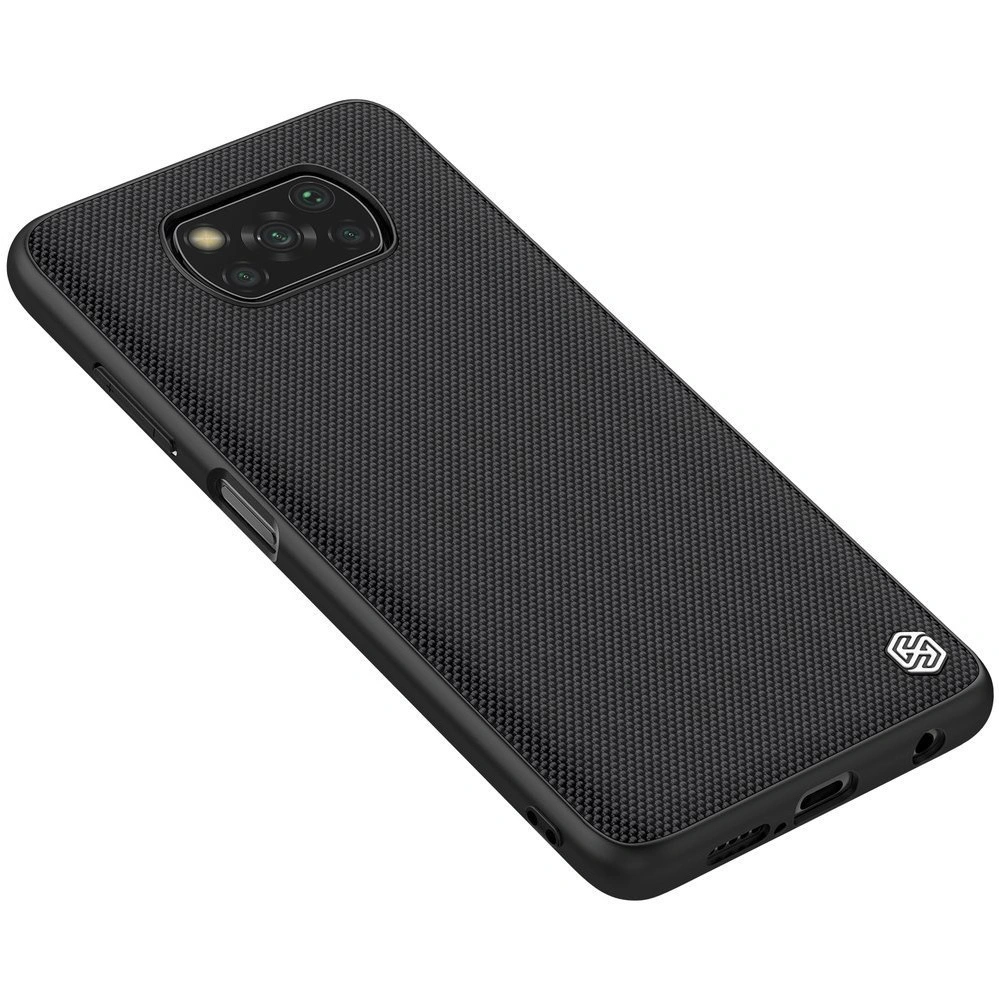 Hurtownia GSM - Etui Nillkin Textured Xiaomi Poco X3 NFC/X3 Pro negru - NLK458 - {ean13} - Hurt