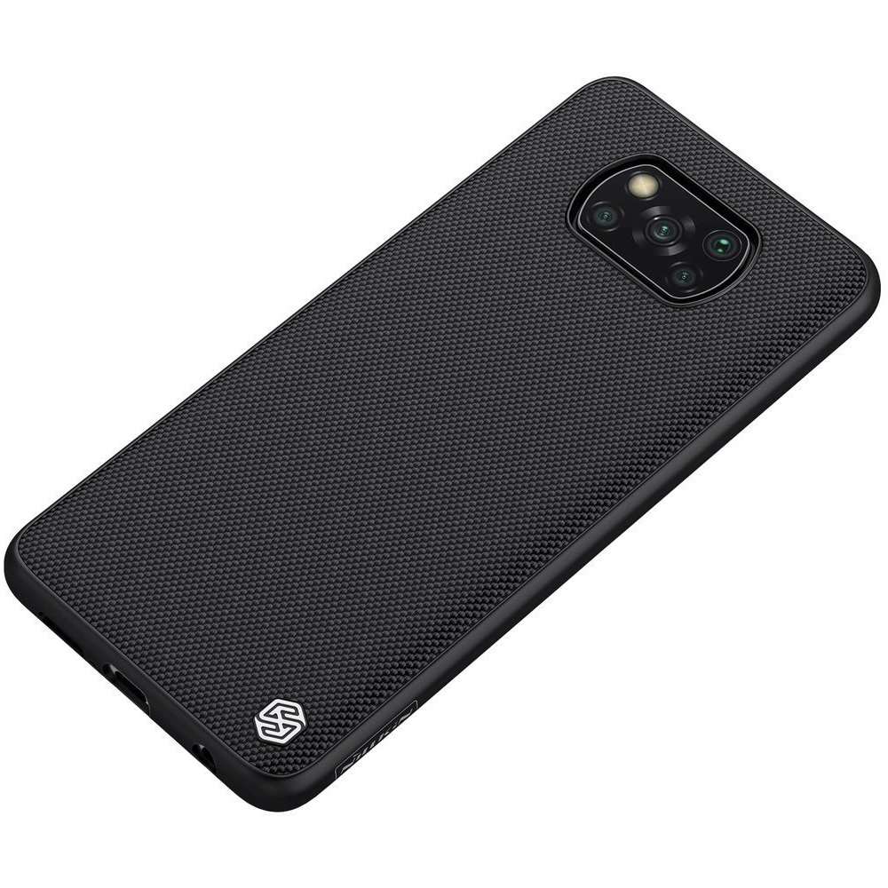 Hurtownia GSM - Etui Nillkin Textured Xiaomi Poco X3 NFC/X3 Pro negru - NLK458 - {ean13} - Hurt