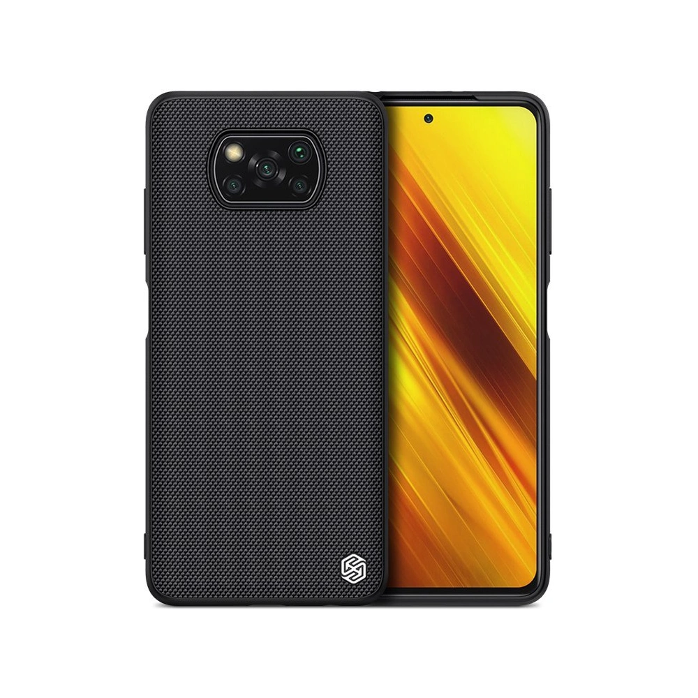 Hurtownia GSM - Etui Nillkin Textured Xiaomi Poco X3 NFC/X3 Pro negru - NLK458 - {ean13} - Hurt