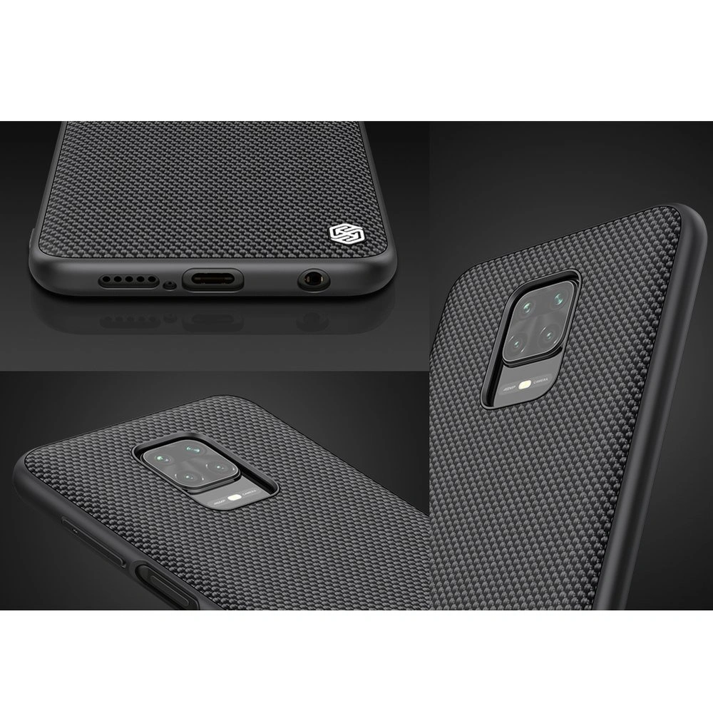 Hurtownia GSM - Etui Nillkin Textured Xiaomi Redmi Note 9S/9 Pro fekete - NLK459 - {ean13} - Hurt